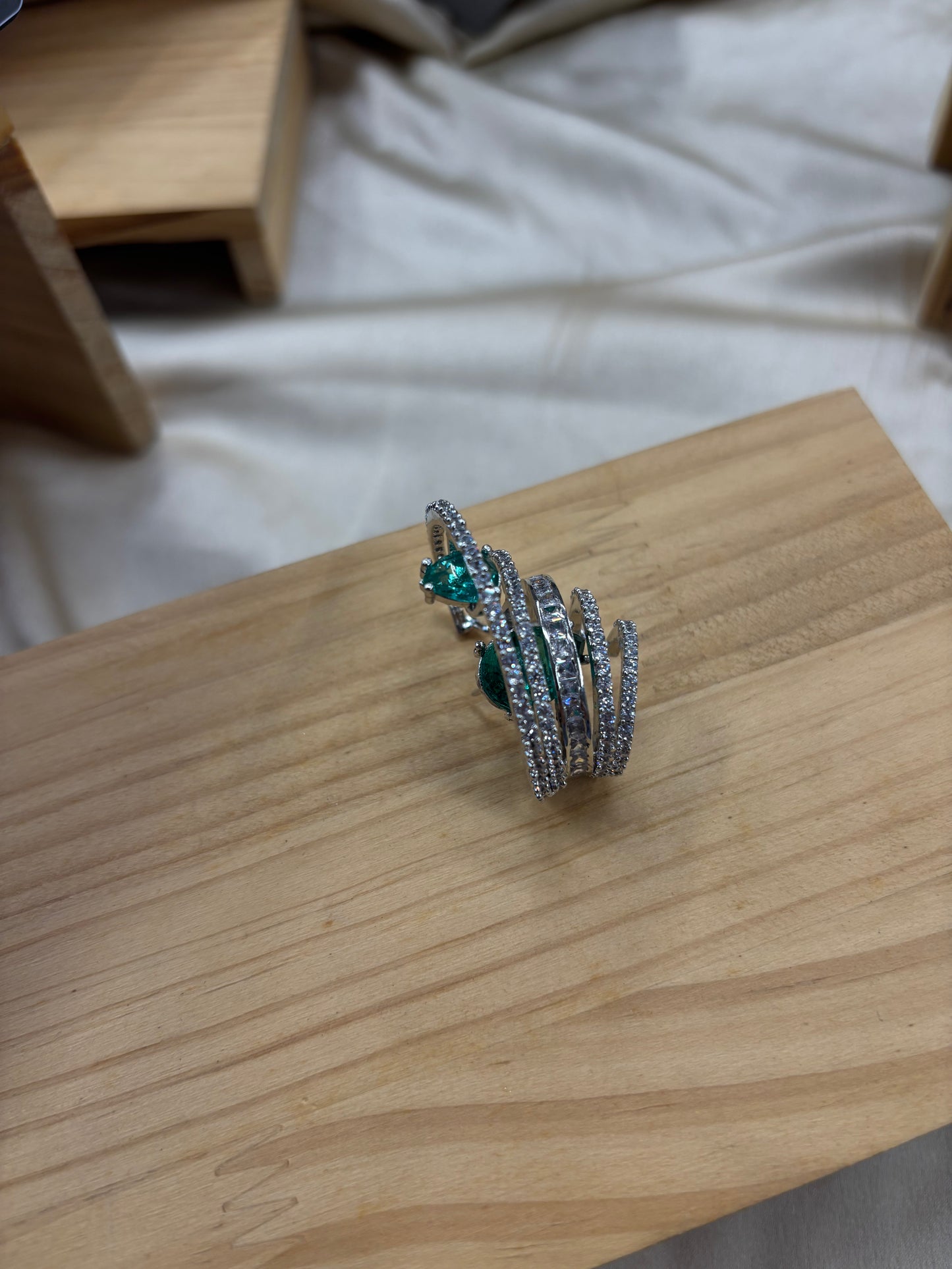 Flicker Earrings Emerald