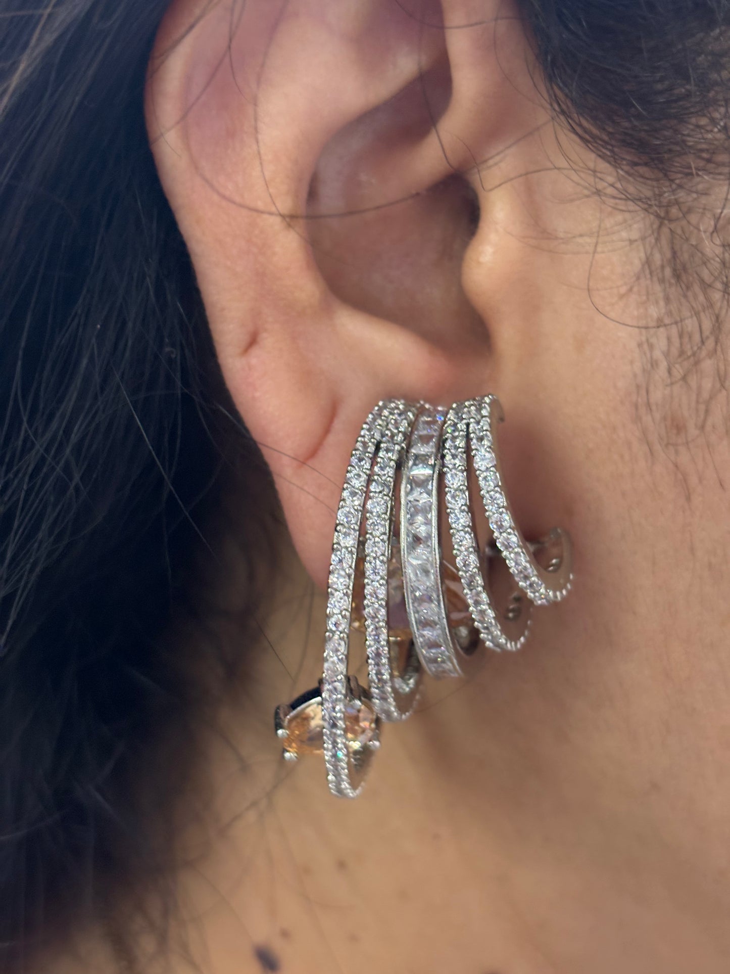 Flicker Earrings Champagne