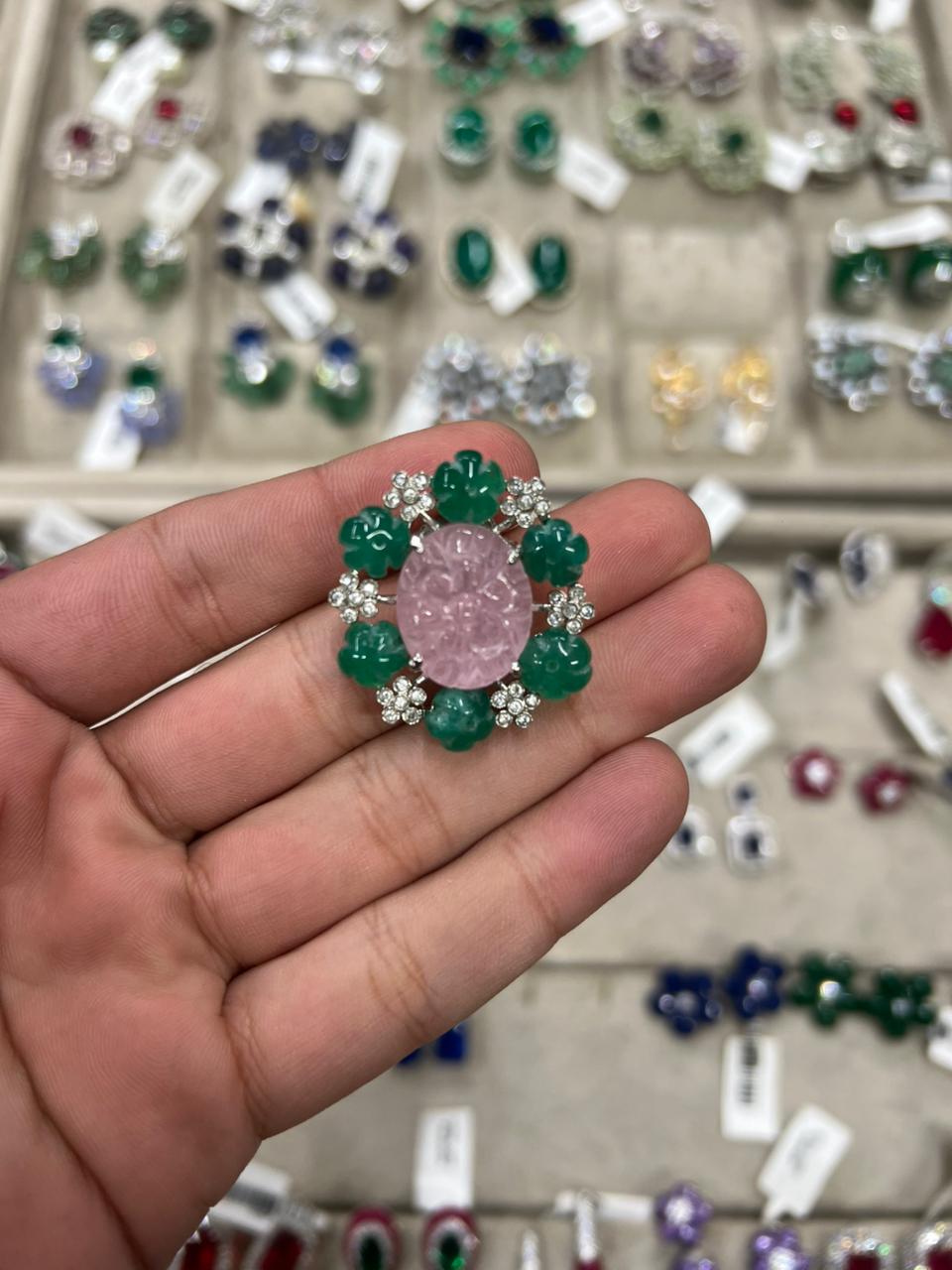 Greenstone Radiant Earrings
