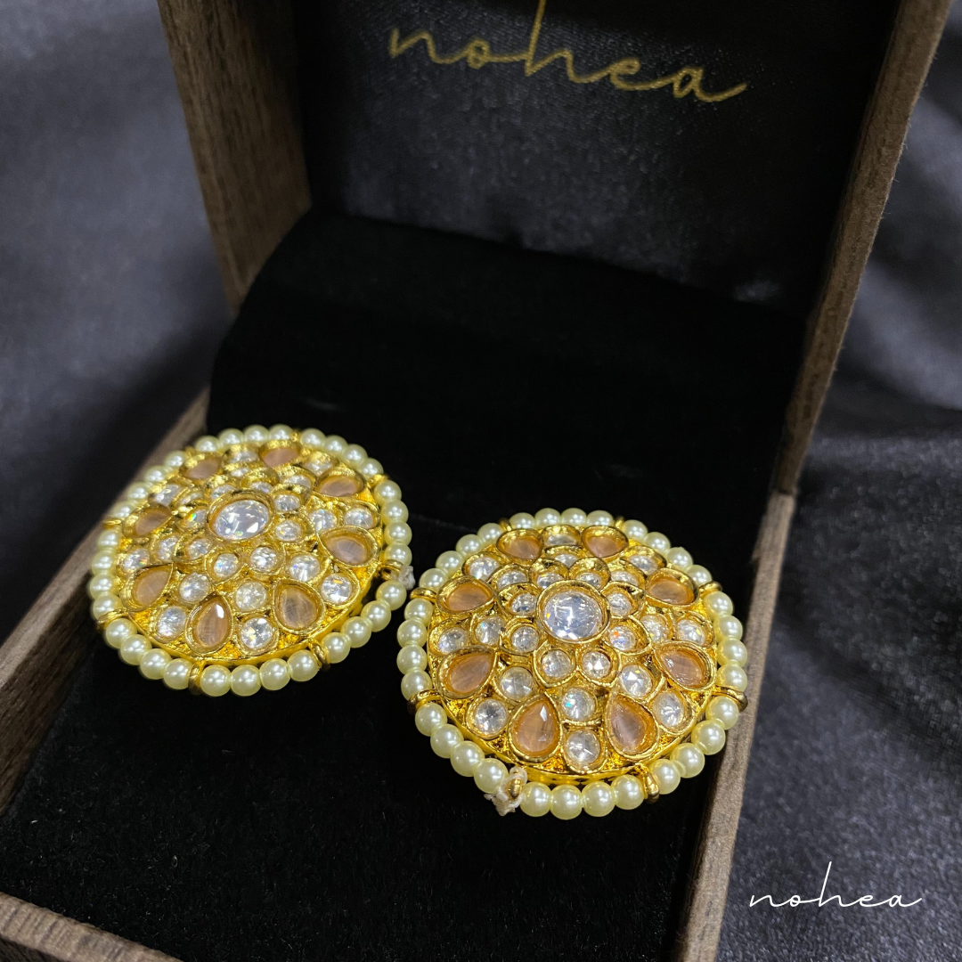 Winona Kundan Studs