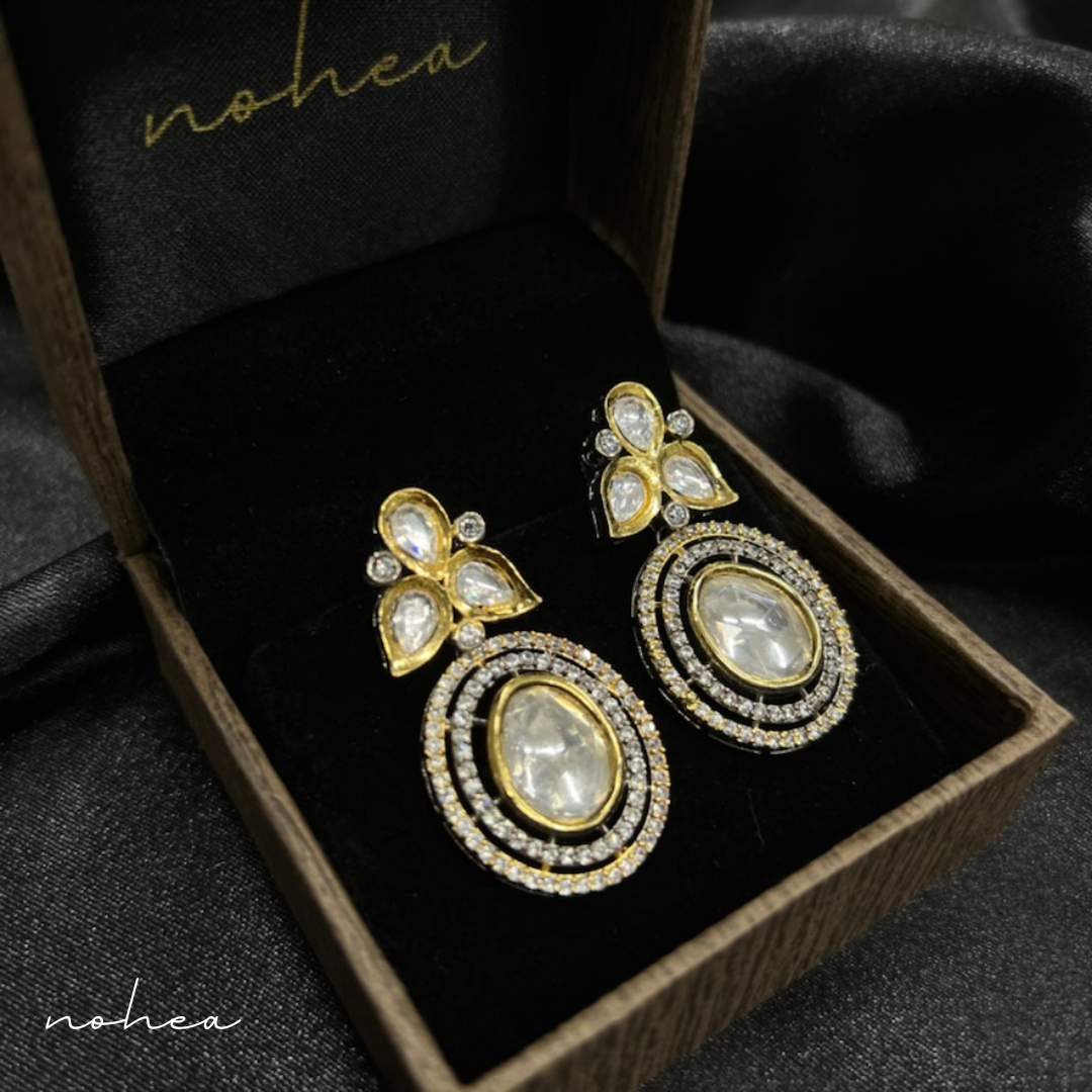 Anadia Delicate Kundan Earrings – Nohea Jewels