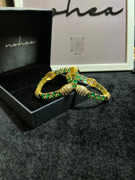 Ciena Green Bangles