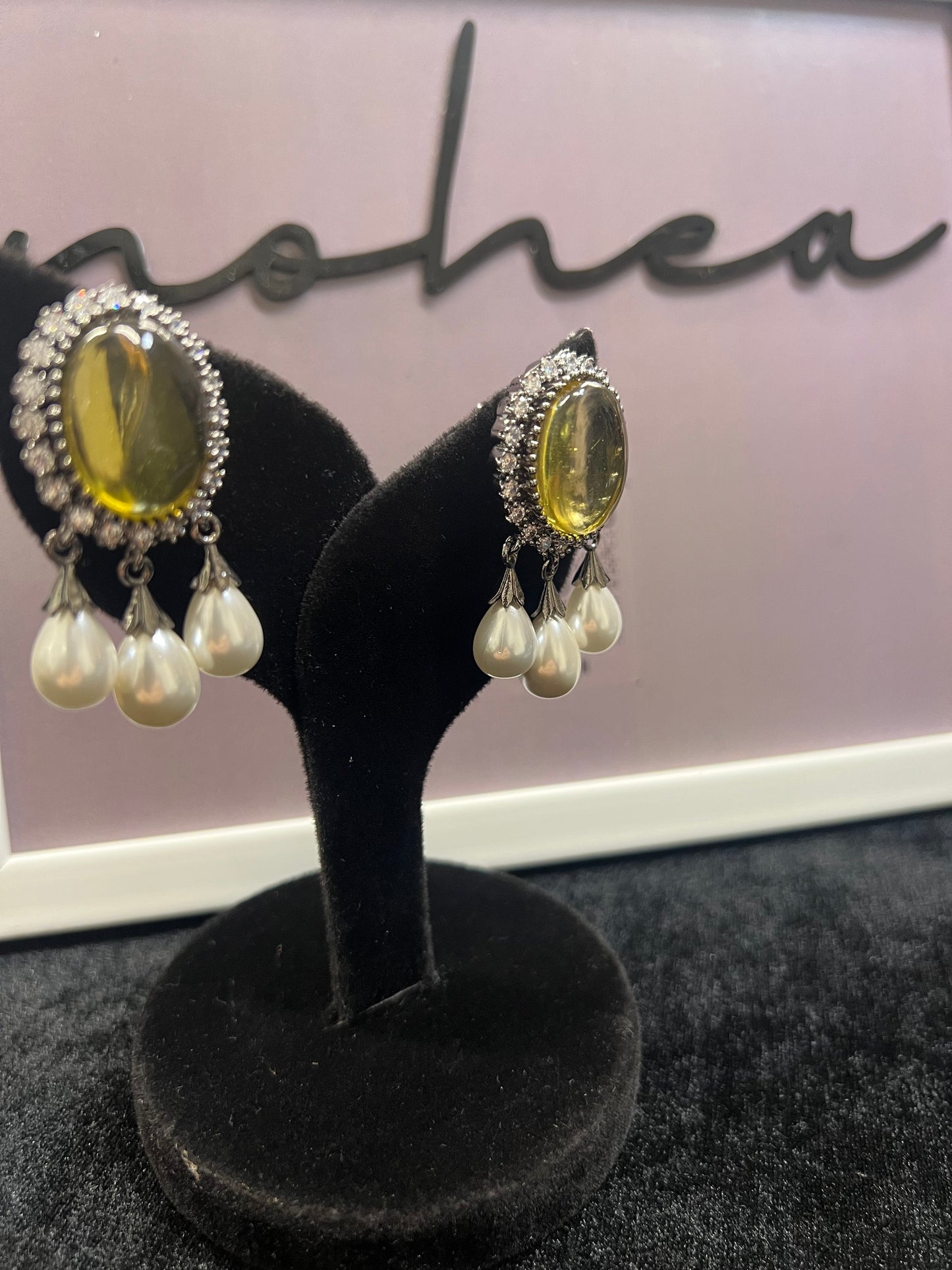 Niata Yellow Earrings