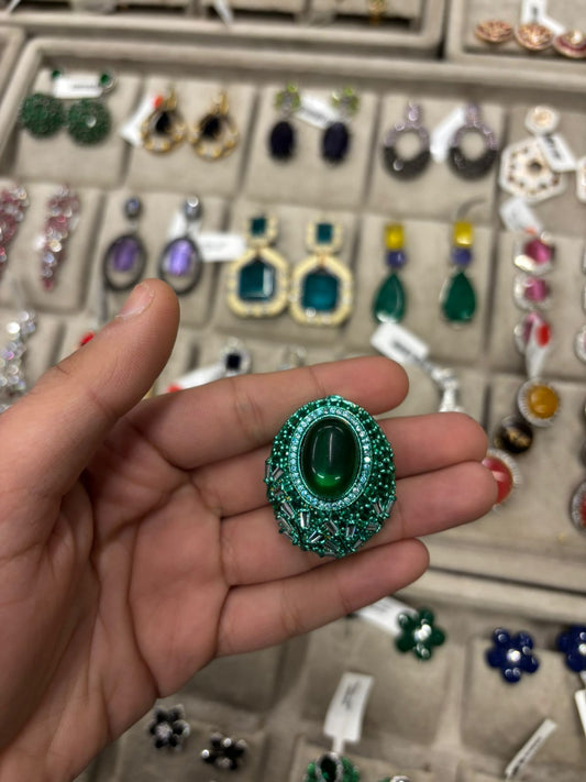 Emerald Gemstone Earrings