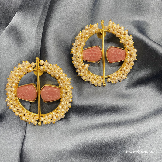 Pearl Eclipse Hoops
