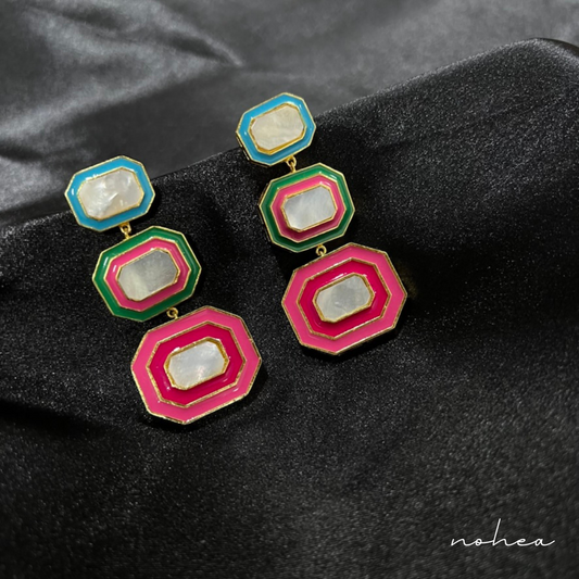 Candy Enamel Drop Earrings