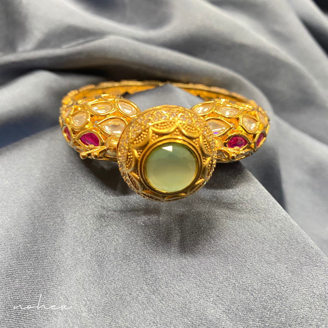 Myza Kundan Bangle Cuff