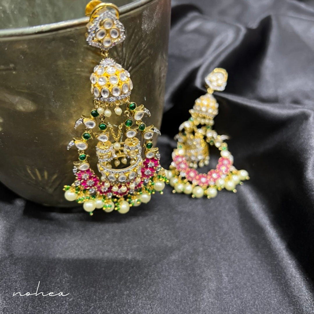 Venya Traditional Jhumki Earrings