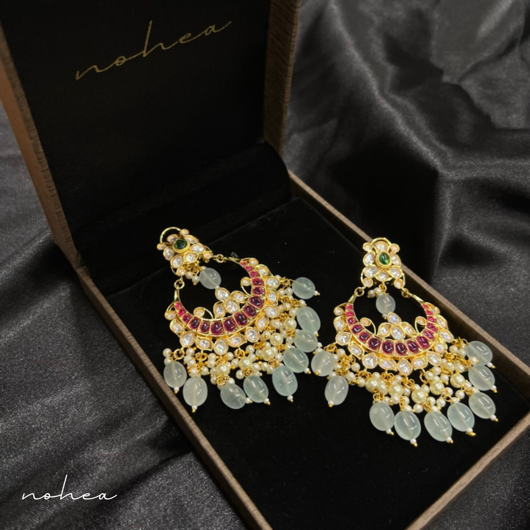 Elena Kundan Earrings