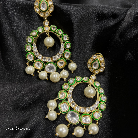 Ronja Meenakari Kundan Earrings