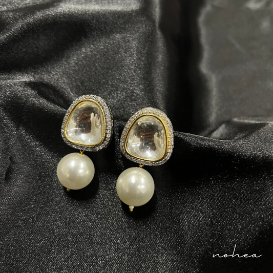 Lucent Kundan Earrings