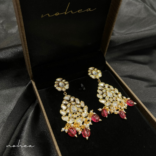 Nazik Kundan Earrings